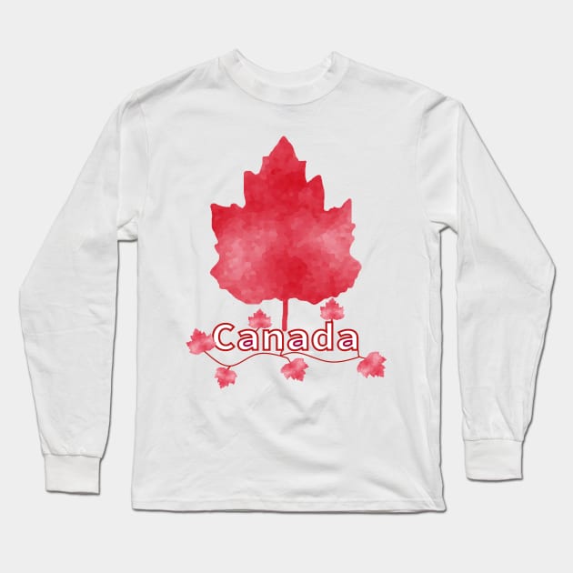 Oh Canada Long Sleeve T-Shirt by SartorisArt1